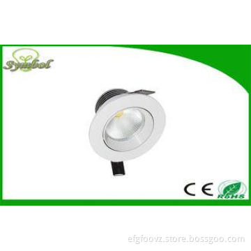 Natural White 4500k COB led round downlight 12Watt 1200Lume